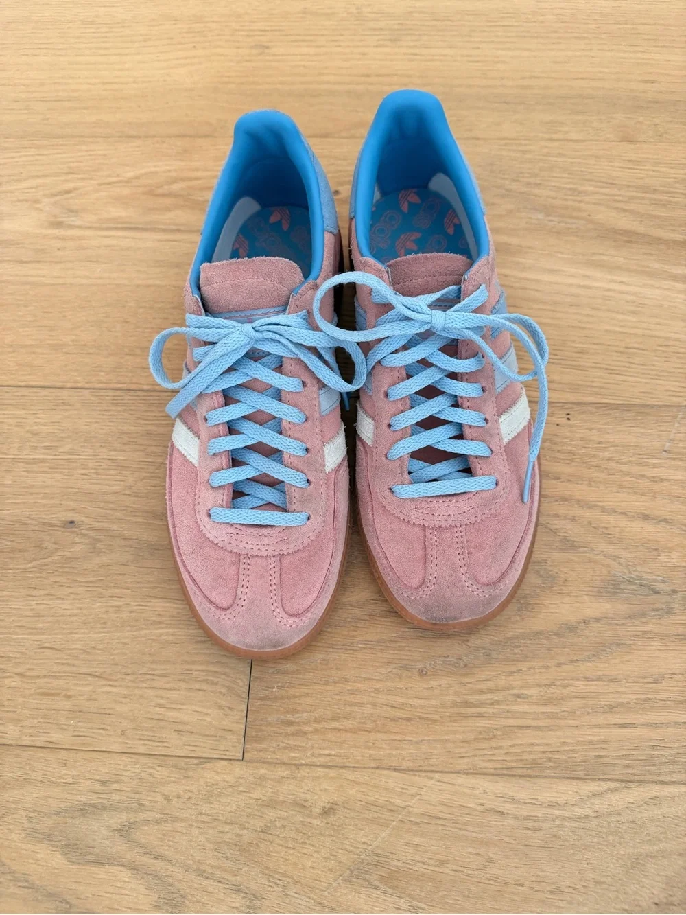 Adidas Handball Spezial Pink Blue Sneakers Women’s 6.5